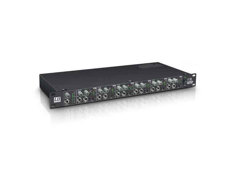 LD Systems HPA 6 - 19" Headphone Amplifier 6-channel 